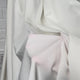 La Dolce Viscose Plain Woven Cream Ex Designer Deadstock Shirting Fabric Video