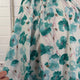 Pima Cotton Lawn Soft Focus Aqua Blue White Floral Dress Fabric Video
