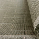 Prime Time Check Beige Green Wool Suiting Fabric Roll
