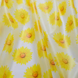 Printed Pu Polyurethane Flower Coat Bag Material Cu3