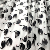 Printed Pu Polyurethane Swan Coat Bag Material Cu2