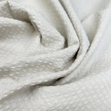 Proper Seersucker Beige Cotton Dress Fabric