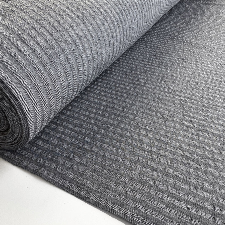 Proper Seersucker Grey Cotton Dressmaking Fabric Roll 7764Edeb 3701 4Ca7 A5C9 210Ea04263Ab
