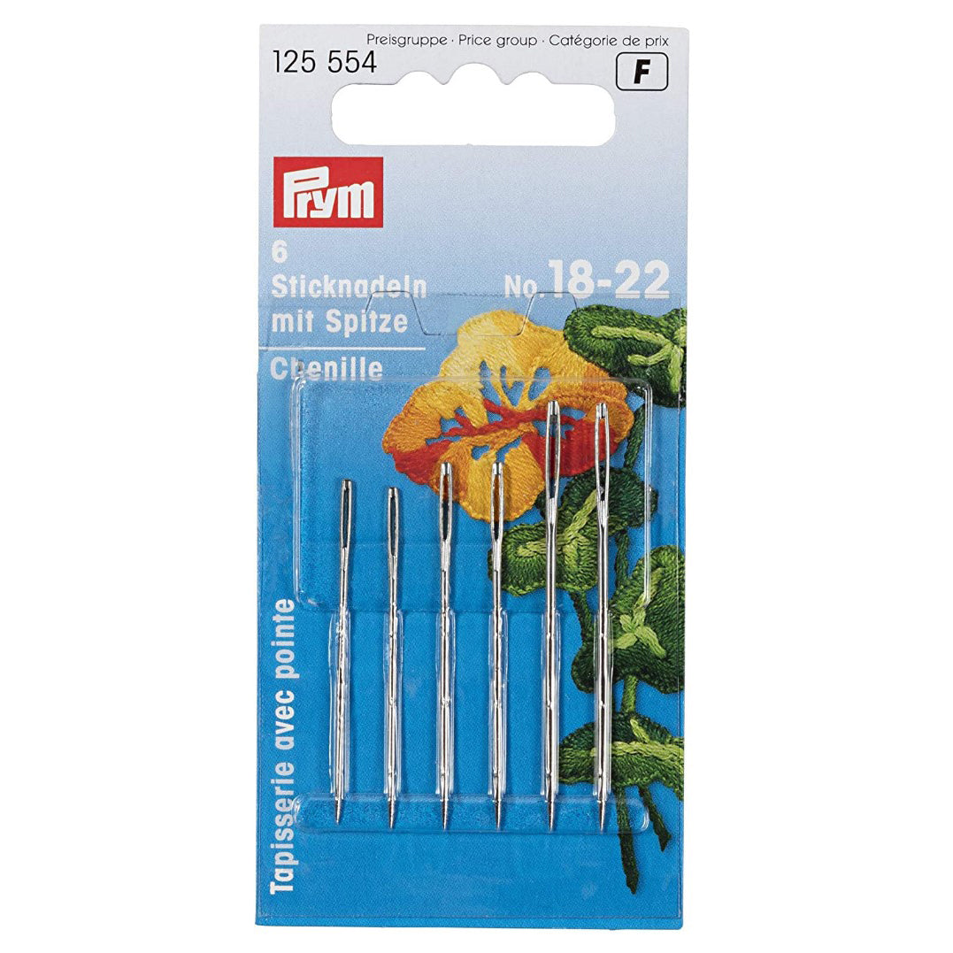 Prym Chenille Needle No18 22 Sewing Needles