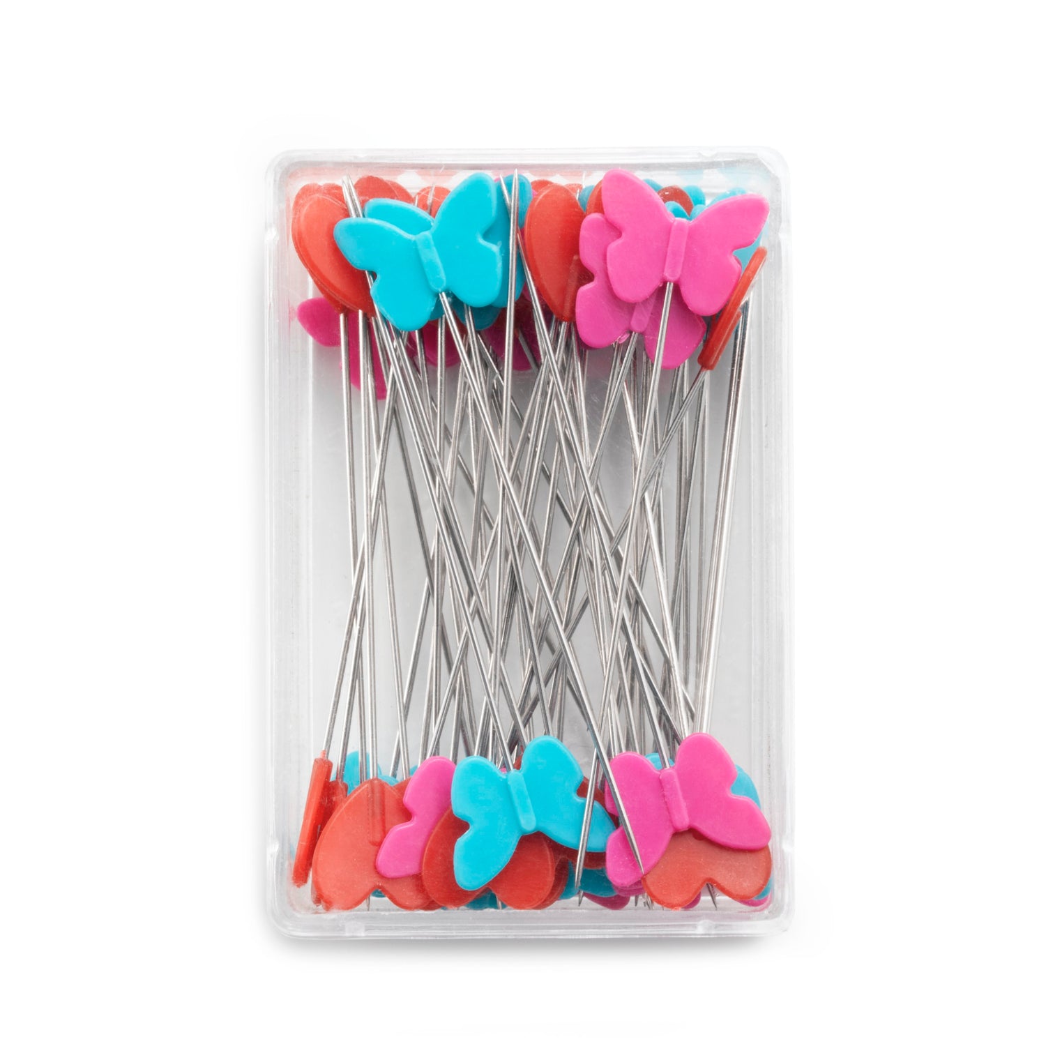 Prym Love Hearts Butterflies Plasti Headed Pins In Box 028521 Boxcu