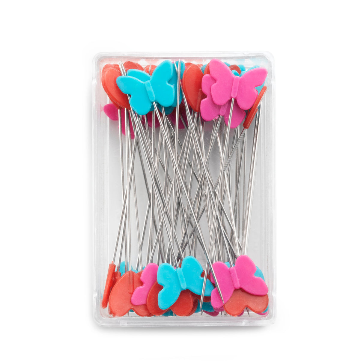 Prym Love Hearts Butterflies Plasti Headed Pins In Box 028521 Boxcu