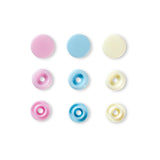 Prym Love Press Fasteners Pink Light Blue Pearl 393007