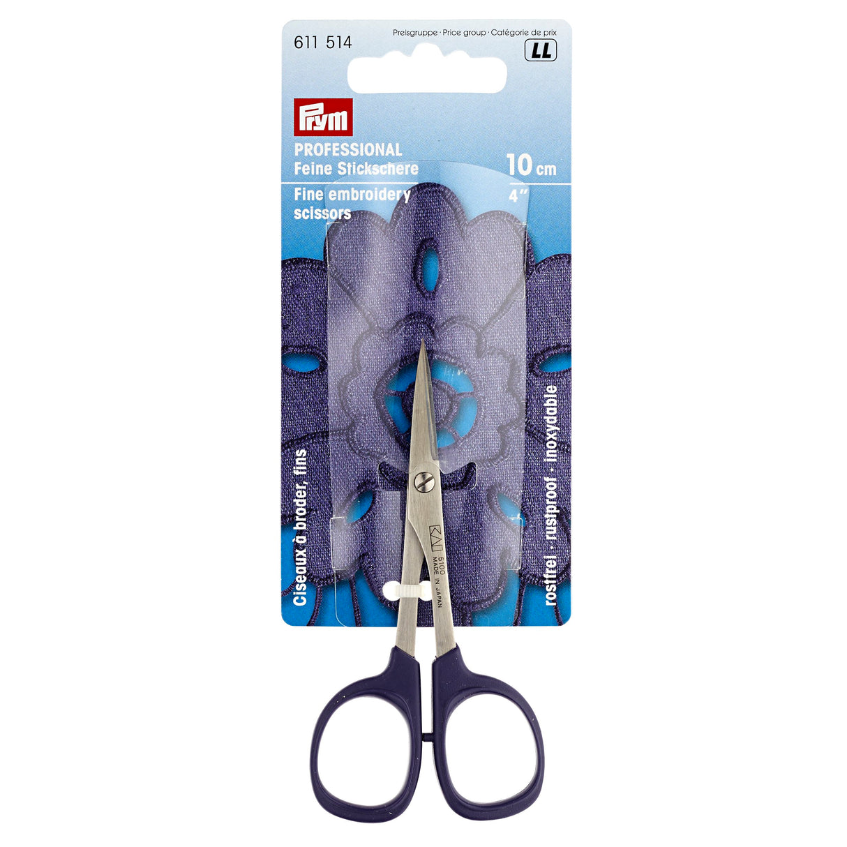 Prym Professional Embroidery Scissors 10cm 611514