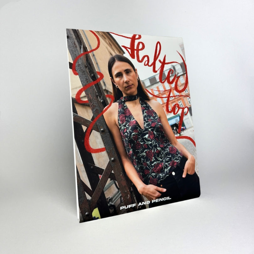 Puff and pencil halter top sewing pattern