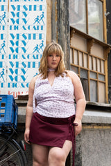 Puff and pencil halter top sewing pattern 5
