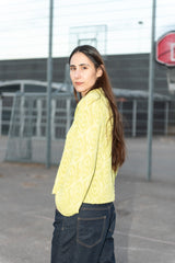 Puff pencil collared blouse cone sleeve 4
