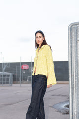 Puff pencil collared blouse cone sleeve 6