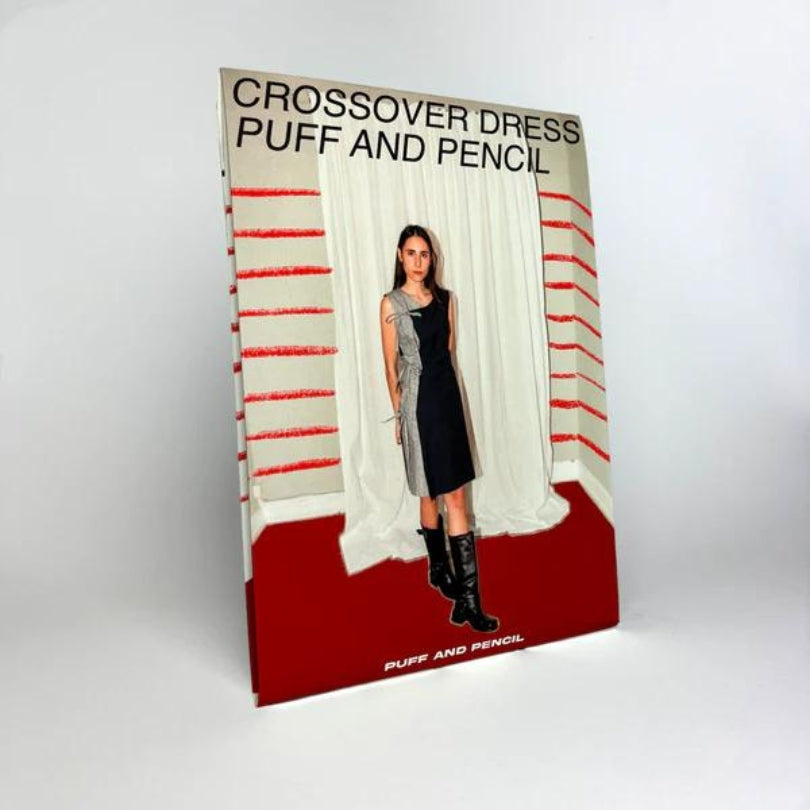 Puff pencil crossover dress pattern