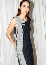 Puff pencil crossover dress pattern 4