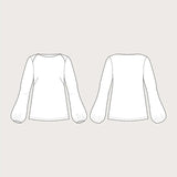 Puff Shirt Pattern By The Assembly Line Sketch