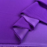 Punch Purple Polyester Midweight Satin Backed Crepe Dress Fabric Fold