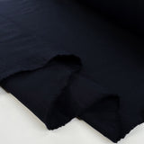 Punto Milano Ink Viscose Elastane Navy Italian Knit Jersey Fabric Fold