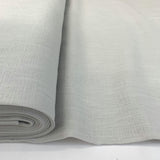 Pure Linen Pale Grey Versatile Medium Weight Washed Linen Fabric Bolt