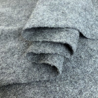 Remnant - Pure Luxury - Boiled Wool - Silver Grey (1.25m)