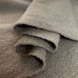 Pure Luxury Boiled Wool Taupe Boiled Wool Cloth Material Fabric Close Up Fabric Photo
