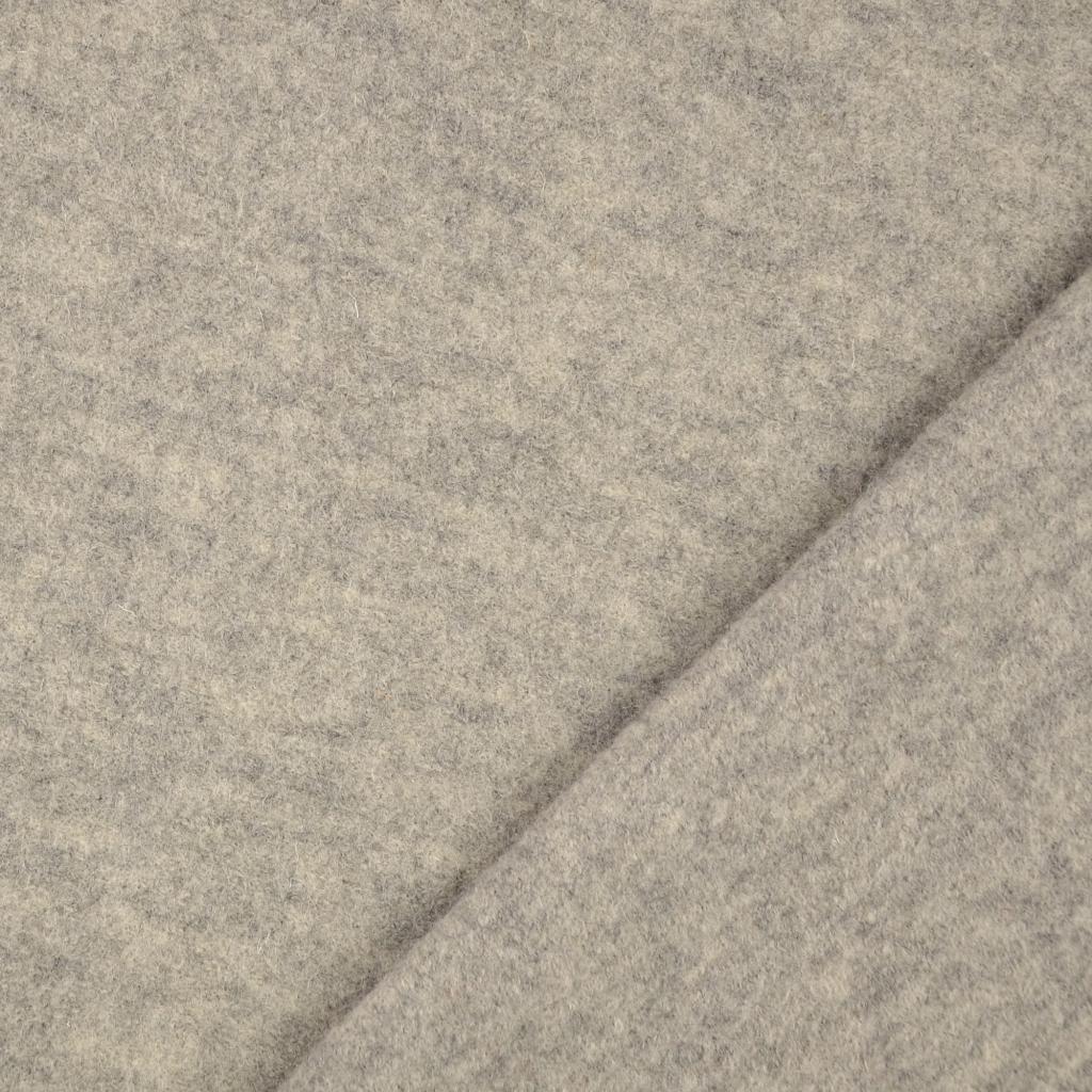 Pure Luxury Boiled Wool Fabric Grey 2002 Fold
