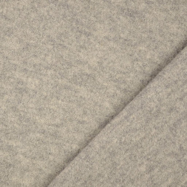 Pure Luxury Boiled Wool Fabric Grey 2002 Fold
