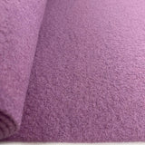 Pure Luxury Boiled Wool Fabric Lilac Pink Bolt