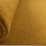 Pure Luxury Boiled Wool Fabric Mustard Yellow Bolt