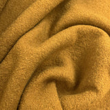 Pure Luxury Boiled Wool Fabric Mustard Yellow