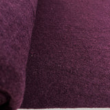 Pure Luxury Boiled Wool Fabric Purple Plum Bolt