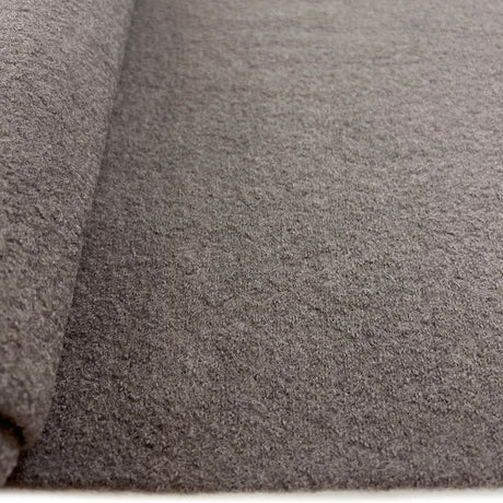Pure Luxury Boiled Wool Fabric Taupe Bolt