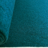 Pure Luxury Boiled Wool Light Blue Fabric Dark Turquoise Amazon Bolt
