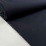 Pure Wool Crepe Navy Blue Woven Dress Fabric Bolt