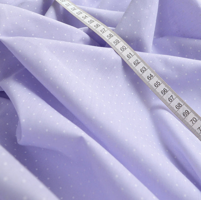Put The Kettle On Ditto Lilac Lilac Spotty Cotton Dress Craft Fabric S