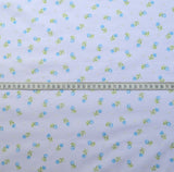 Put The Kettle On Poly Cotton Primrose Blue Fabric S