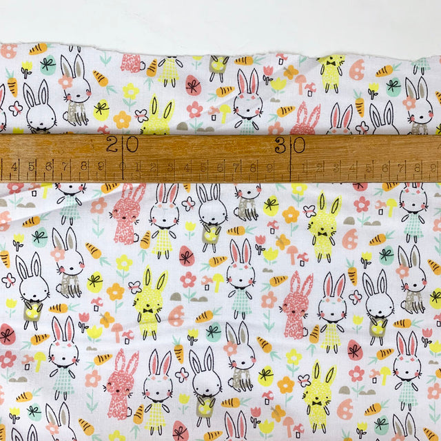Put The Kettle On Biffy Bunny Poly Cotton Ruler