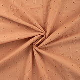Qjutie 100% Cotton Broderie Anglaise Fabric Dusty Salmon K48062 320 Twist