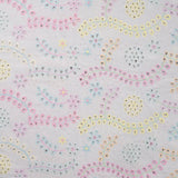 Qjutie 100% Cotton Broderie Anglaise Fabric Multi K48060 510
