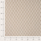 Qjutie 100% Cotton Crochet Dressmaking Fabric Ecru Q11739 510 Ruler