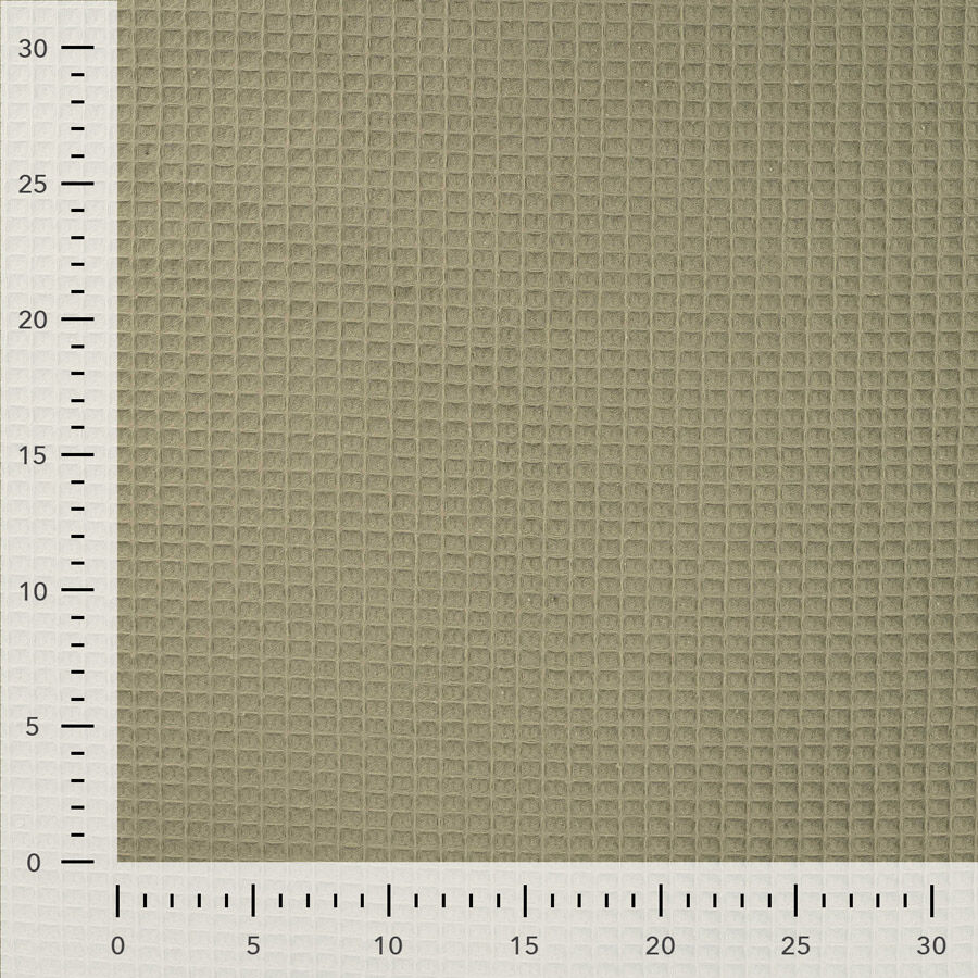 Qjutie 100% Cotton Jumbo Waffle Fabric Khaki Rs0228 270 Ruler