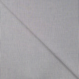 Qjutie 100% Cotton Seersucker Stripe Dress Fabric Navy K48069 980 Fold