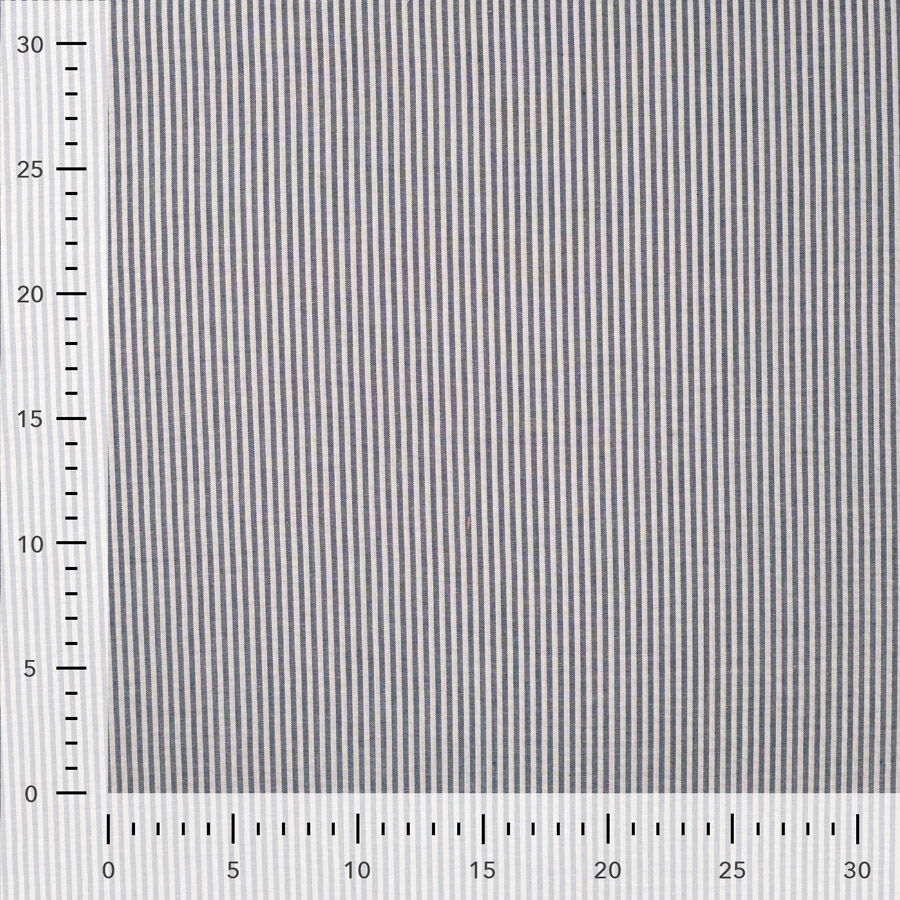 Qjutie 100% Cotton Seersucker Stripe Dress Fabric Navy K48069 980 Ruler