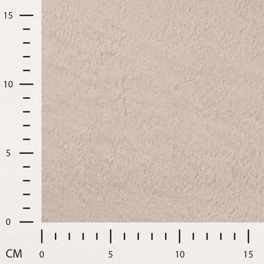 Qjutie 90  Bamboo 10  Polyester Towelling Fabric Ecru Kc4100%051 Ruler