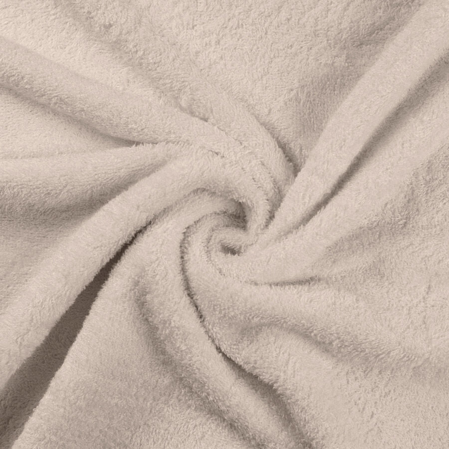 Qjutie 90  Bamboo 10  Polyester Towelling Fabric Ecru Kc4100%051 Twist