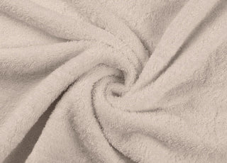 Qjutie 90  Bamboo 10  Polyester Towelling Fabric Ecru Kc4100%051 Twist