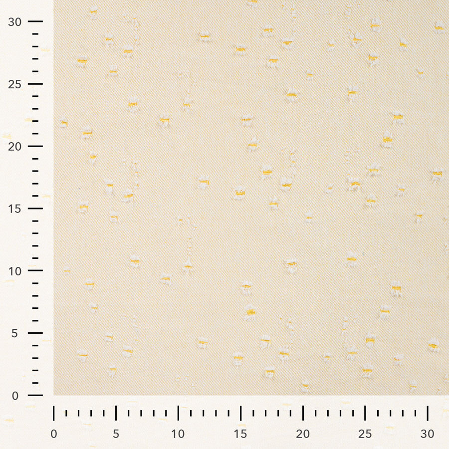 Qjutie 95  Cotton 5  Polyester Burnout Denim Fabric Yellow K48071 820 Ruler