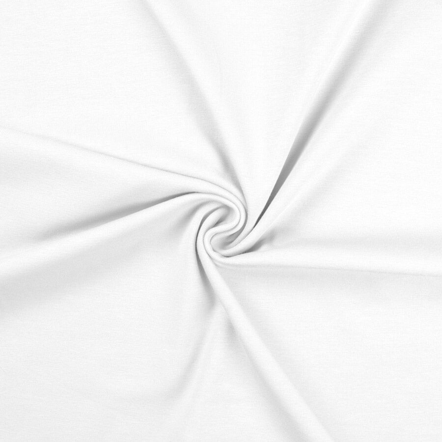 Qjutie 96  Cotton 4  Spandex Plain Jersey Fabric White Rs0179 500 Twist