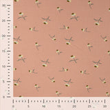 Qjutie Cotton Elastane Waffle Textured Jersey Fabric Daisy K47056 320 Ruler