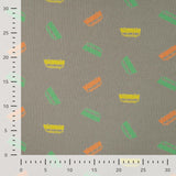 Qjutie Cotton Elastane Waffle Textured Jersey Fabric Vans K47058 270 Ruler
