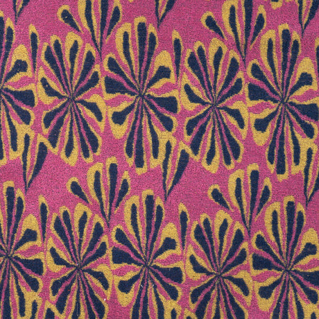 Qjutie Cotton Polyester Jacquard Towelling Fabric Flower Power K47059 170